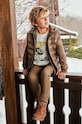 Дитячі штани Mayoral soft з еластаном зелений 7531.7A.Junior.9BYH
