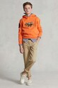 Dječje hlače Polo Ralph Lauren s elastinom bež 323855394002