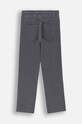 Coccodrillo spodnie dresowe bawełniane dziecięce ZC4120104ABJ szary AW24