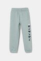 Vans pantaloni de trening pentru copii KD Dino Pant tricotaj turcoaz VN000JS2M8I1
