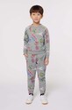 Дитячі бавовняні штани Kenzo Kids бавовна сірий K60798.