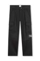 Detské nohavice BOSS J51141.126.150 čierna AW24