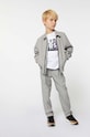 Детские брюки BOSS с эластаном серый J51142.162.174