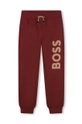 Dječji donji dio trenirke BOSS J51160.126.150 bordo AW24