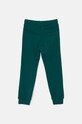 Dětské bavlněné tepláky United Colors of Benetton 3J68CF01P.B.G.Seasonal zelená AW24