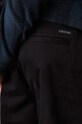 Мальчик Детские хлопковые брюки Calvin Klein Jeans CEREMONY STRAIGHT IB0IB02093.9BYH чёрный