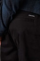 Băieți Calvin Klein Jeans pantaloni de bumbac pentru copii CEREMONY STRAIGHT IB0IB02093.9BYH negru