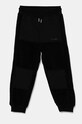 Детские спортивные штаны Calvin Klein Jeans MIX MEDIA TEDD трикотаж чёрный IB0IB02196.9BYH