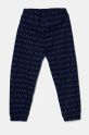 Мальчик Детские хлопковые штаны Calvin Klein Jeans AOP JOGGER IB0IB02323.128.176.9BYH тёмно-синий