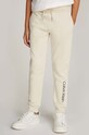 Calvin Klein Jeans pantaloni de trening din bumbac pentru copii REGULAR JOGGER bumbac bej IU0IU00681.128.176.9BYH