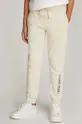 Детские хлопковые штаны Calvin Klein Jeans REGULAR JOGGER хлопок бежевый IU0IU00681.128.176.9BYH