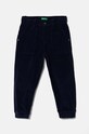 Dětské manšestrové kalhoty United Colors of Benetton látka námořnická modř 4AD5GE021.P.Seasonal