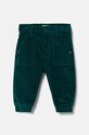 Детские вельветовые брюки United Colors of Benetton с эластаном зелёный 4AD5GE021.P.Seasonal