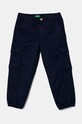 United Colors of Benetton spodnie dziecięce z elastanem granatowy 4XZXGF022.P.Seasonal