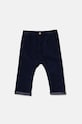 United Colors of Benetton spodnie niemowlęce z elastanem granatowy 4AU0AF018.W.Seasonal