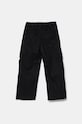 Detské nohavice Abercrombie & Fitch KI230.4019 čierna AW24