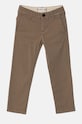 Abercrombie & Fitch spodnie dziecięce z elastanem brązowy KI230.4021