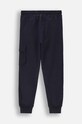 Coccodrillo spodnie dresowe bawełniane dziecięce ZC4120103VBA granatowy AW24