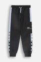 Coccodrillo pantaloni de trening din bumbac pentru copii bumbac negru ZC4120102WBJ