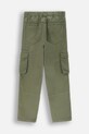 Coccodrillo pantaloni de bumbac pentru copii ZC4119102GBJ verde AW24