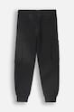 Coccodrillo spodnie dresowe bawełniane dziecięce ZC4120102GBK czarny AW24