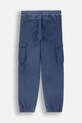 CHLAPEC Dětské bavlněné kalhoty Coccodrillo ZC4119101WBJ námořnická modř
