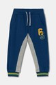 Дитячі спортивні штани United Colors of Benetton аплікація темно-синій 32N4GF03X.P.Seasonal