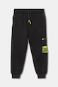 Детские спортивные штаны United Colors of Benetton трикотаж чёрный 3WFMCF05R.G.Seasonal