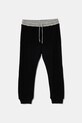 United Colors of Benetton pantaloni de trening pentru copii tricotaj negru 3PANCF05Q.G.Seasonal
