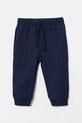 United Colors of Benetton pantaloni de trening pentru copii tricotaj bleumarin 3EB5GF04A.P.Seasonal