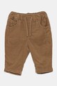 Хлопковые штаны для младенцев United Colors of Benetton ткань коричневый 4O5GAF01B.B.W.Seasonal