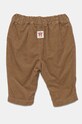 Dětské bavlněné kalhotky United Colors of Benetton 4O5GAF01B.B.W.Seasonal hnědá AW24