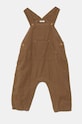 Detské nohavice na traky United Colors of Benetton Planet friendly hnedá 4O5GAT014.B.W.Seasonal