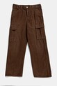 Дитячі бавовняні штани United Colors of Benetton бавовна коричневий 480WCF03W.G.Seasonal