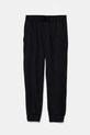 Abercrombie & Fitch pantaloni de trening pentru copii tricotaj negru KI234.4055
