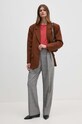 Nohavice Tommy Hilfiger WW0WW42235 sivá AW24