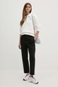 Штани Tommy Hilfiger WW0WW42564 чорний AW24