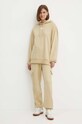Bavlnené tepláky Calvin Klein Jeans J20J223589 béžová AW24