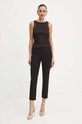 Patrizia Pepe pantaloni 8P0614.A106 negru AW24
