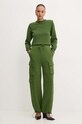 Спортивні штани Patrizia Pepe 8P0617.J219 зелений AW24