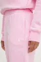 różowy Patrizia Pepe spodnie dresowe bawełniane