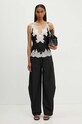 A.L.C. spodnie Brie 2PANT01031 czarny AW24