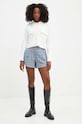 Boss Orange pantaloni scurti 50524633 albastru AW24