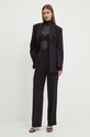 Παντελόνι BOSS 50518419 μαύρο AW24