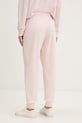 Abbigliamento BOSS pantaloni loungewear da donna CP Stripe Pants Cuff 50524759 rosa