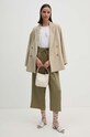 Dkny spodnie P4EKTX63 zielony AW24