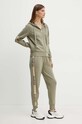 Guess pantaloni della tuta W4YB40.KBYE2 verde AW24