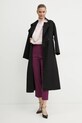 Kalhoty Pinko 102861.A213 burgundské AW24