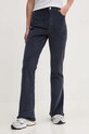 Tommy Jeans pantaloni de catifea cord panza bleumarin DW0DW18502