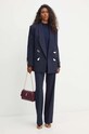 Pinko pantaloni 104522.A29K bleumarin AW24